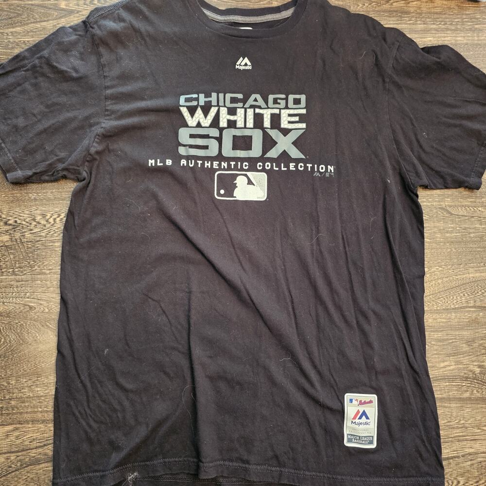 Vintage Majestic Chicago White Sox MLB Baseball Shirt XL